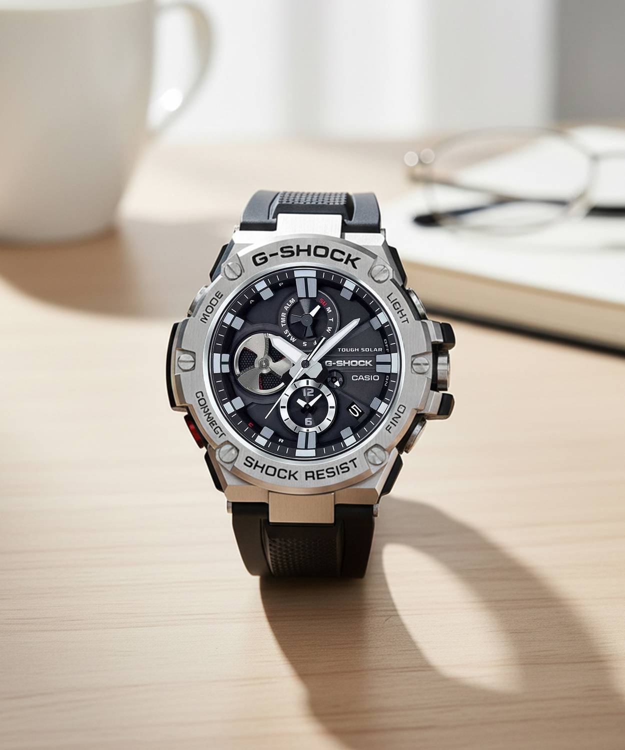 CASIO GST-B100-1ADR G-Shock GST-B100-1ADR Metal Ip Black Dial