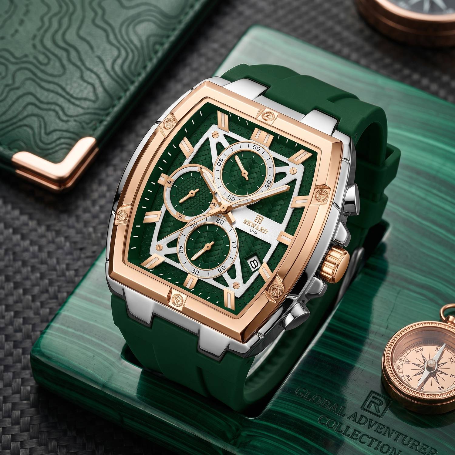 Reward RD832261MA-GREEN Men's Watch - Image 1