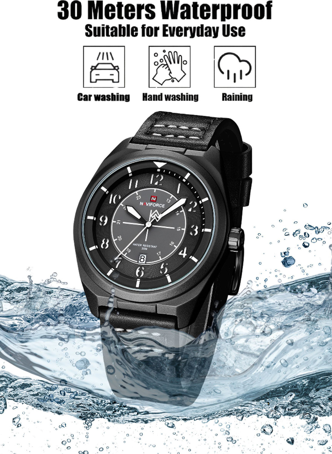 Image of NAVIFORC NF9281L Analog Watch - For Men