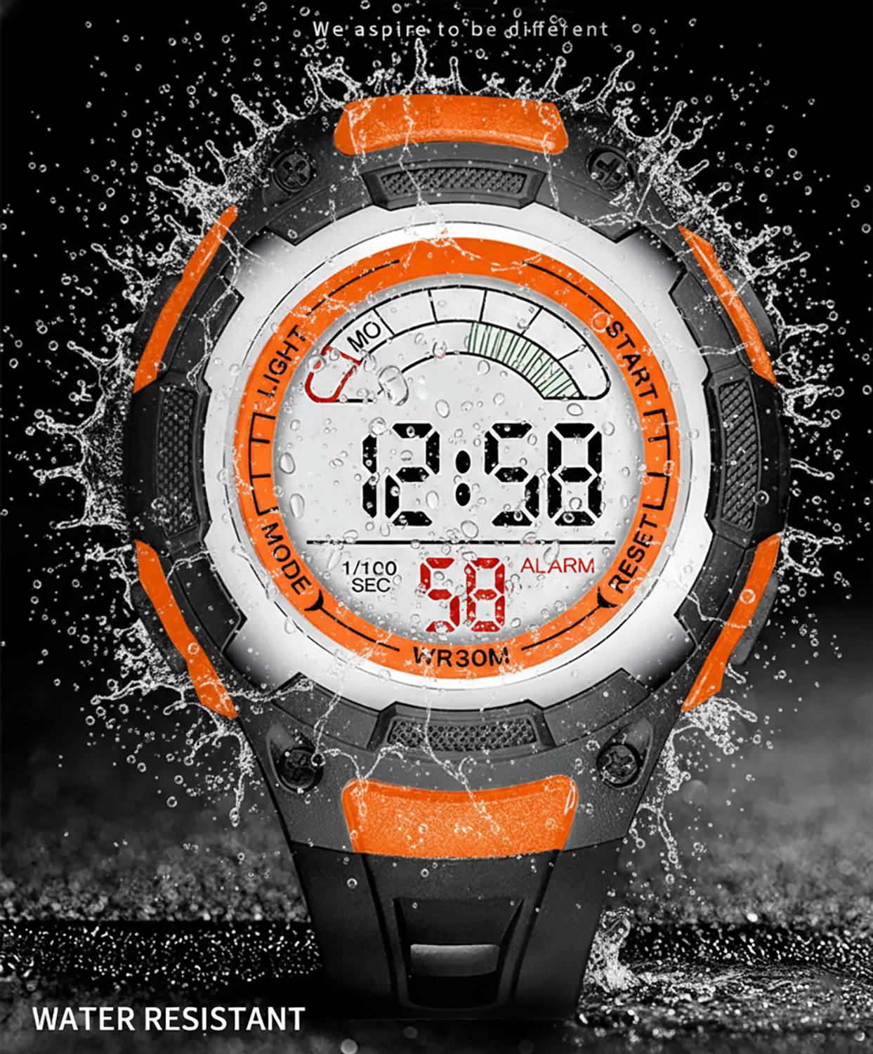 Time Up Large Dial Kids Sports Watch 6-15 Years - Image 5