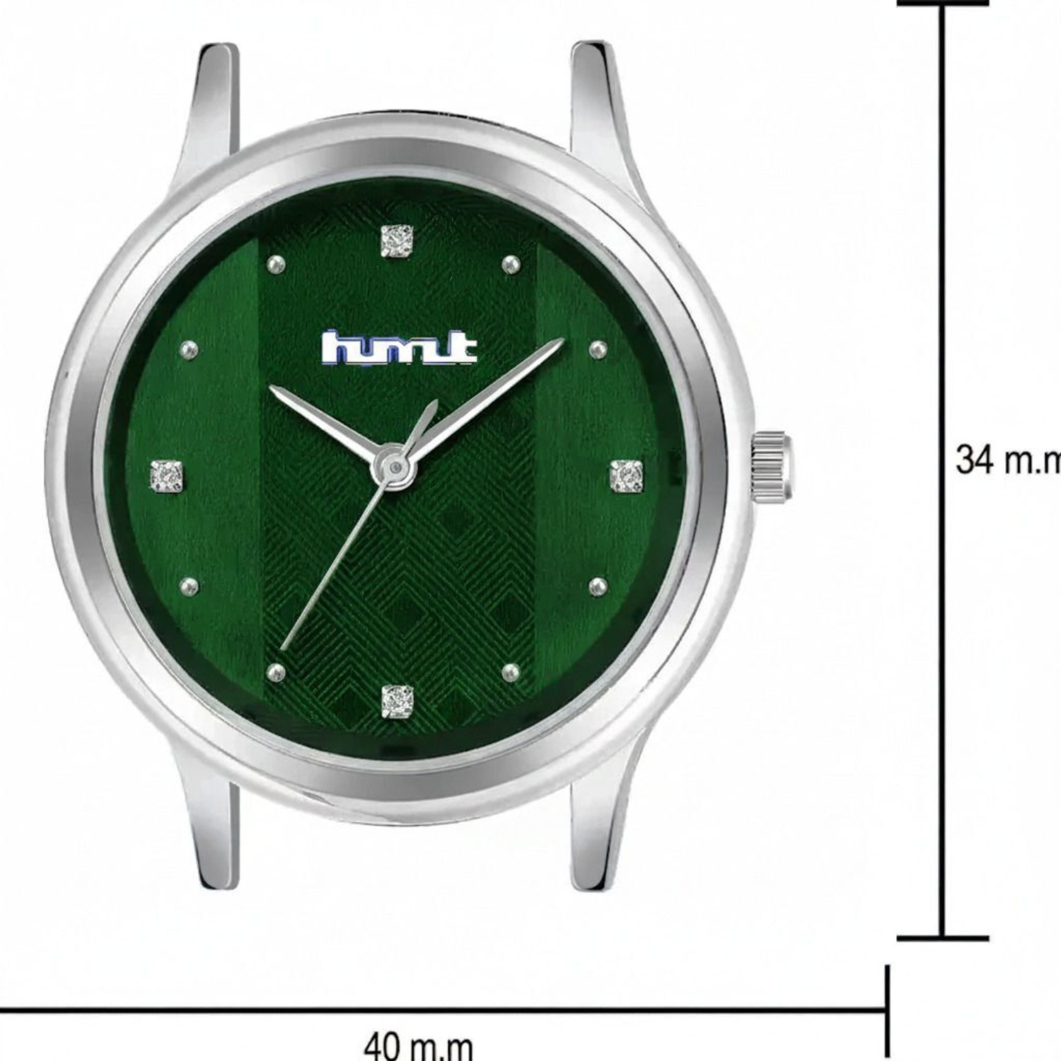 Image of hmt QUARTZ Featuring Classy Pink Dial Silicon Strap Analog Watch - For Women