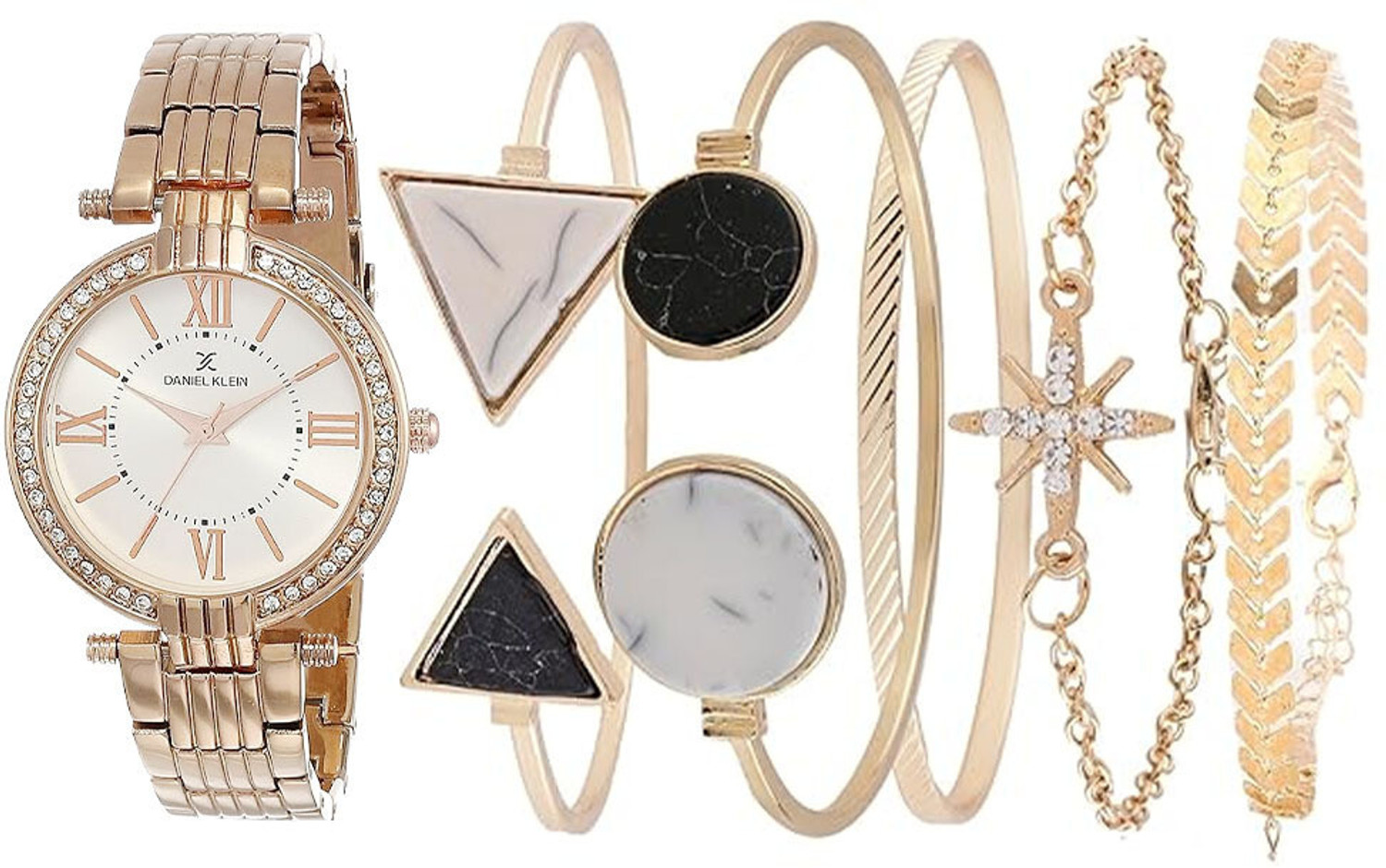 Image of DANIEL KLEIN Women's Gift Set Women's Gift Set Analog Watch - For Women