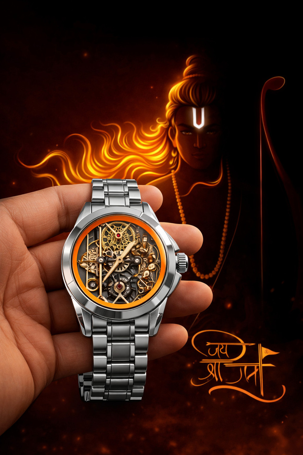 Image of YARA Special Addition 011 XRAM Watch Silver 44522 Analog Watch - For Men