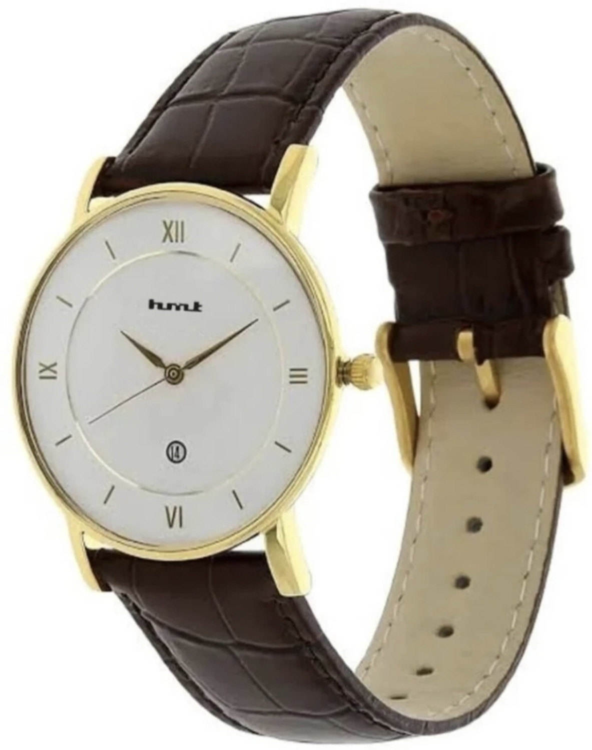 Image of HMT DLX HMT Classic Roman Gold L:atest Analog Watch - For Men