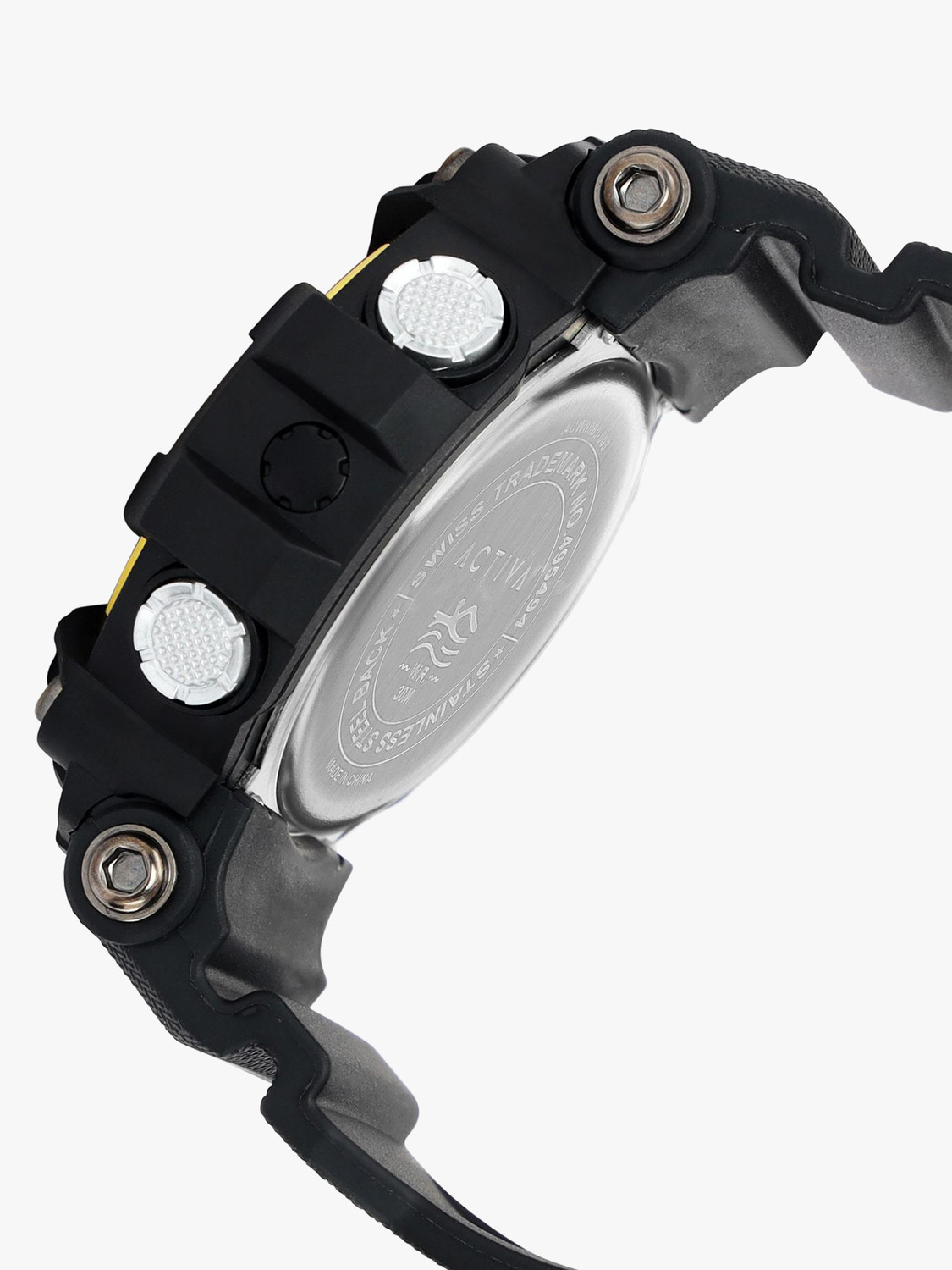 Image of INVICTA ESSENTIALS Invicta by Activa Black Dial Analog-Digital Watch - For Men & Women