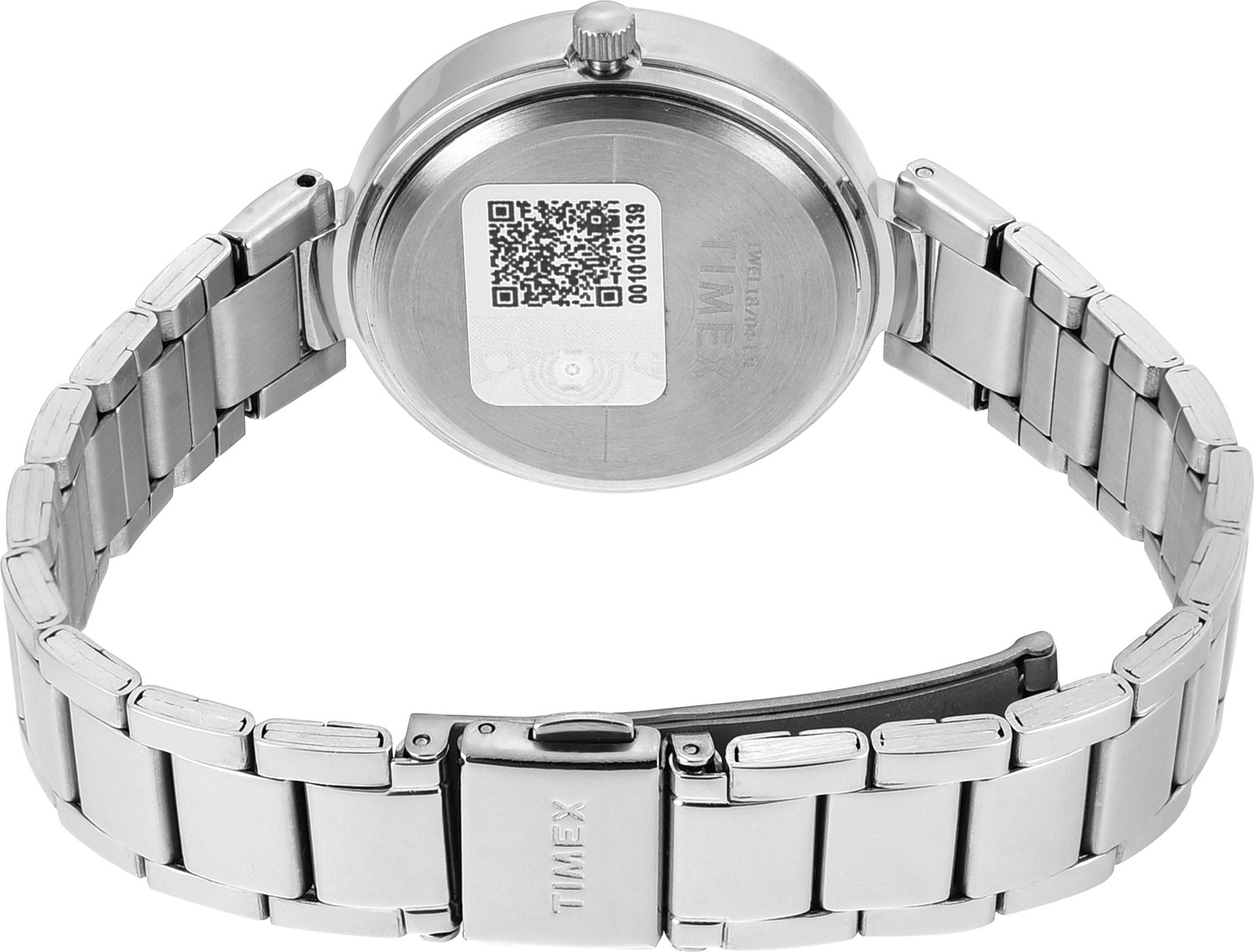 Image of TIMEX TWEL18704 Trendline Round 35mm Red Dial Analog Watch - For Women