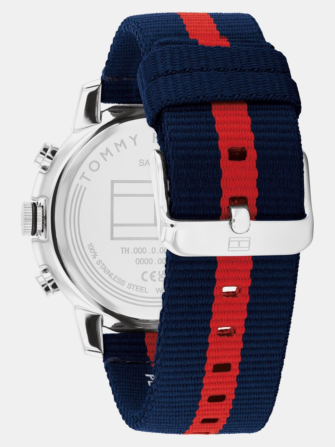 Image of TOMMY HILFIGER Sport Tommy Hilfiger Sport Navy Round Dial Men's Leather Watch / Analog Watch - For Men