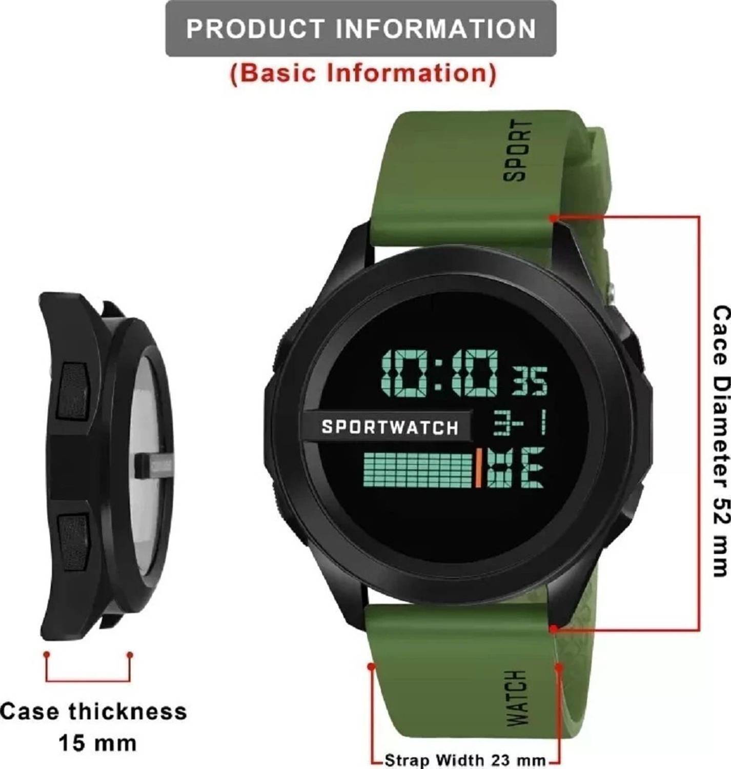 HALA HL-1140 LED Digital Watch - Image 5