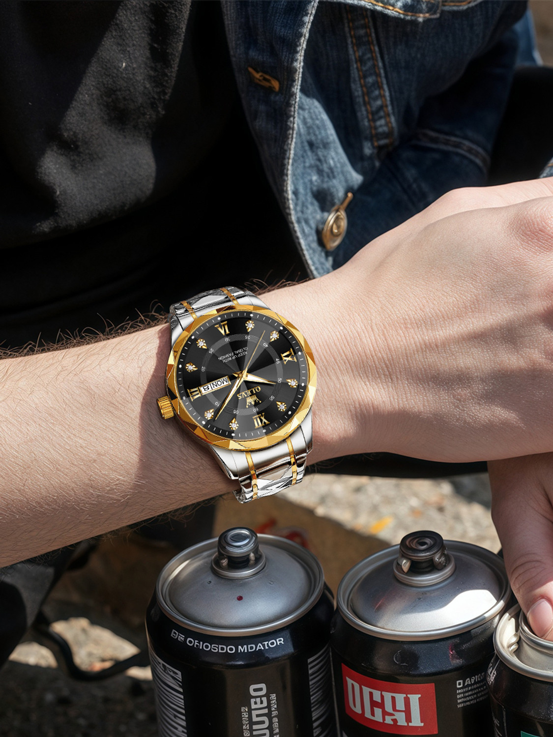 Image of OLEVS Analog Watch - For Men