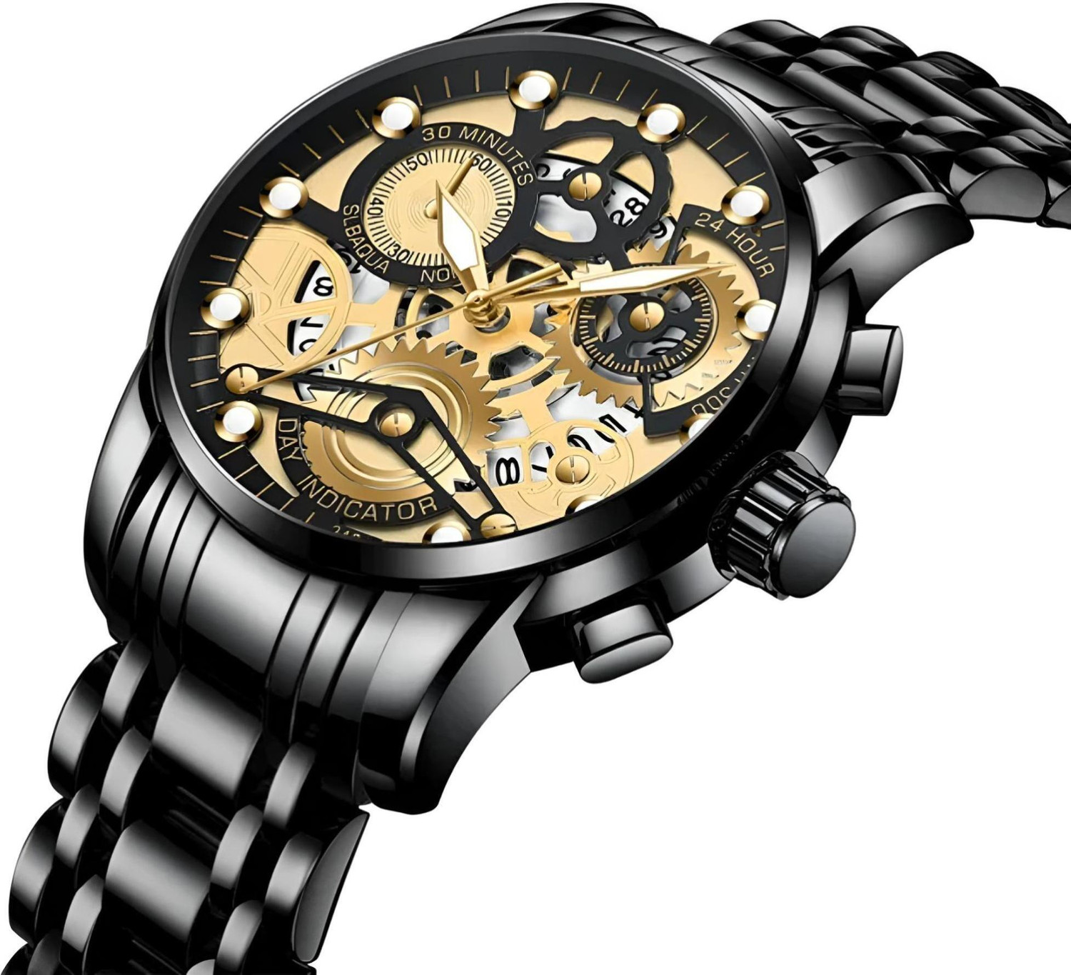 Image of Kitcone MENS WATCHES WATCHES FOR MENS LATEST STYLISH MENS WATCHES WITH CALENDAR - dcmj1 Analog mens watches watches for men dcmj1 Analog Watch - For Men