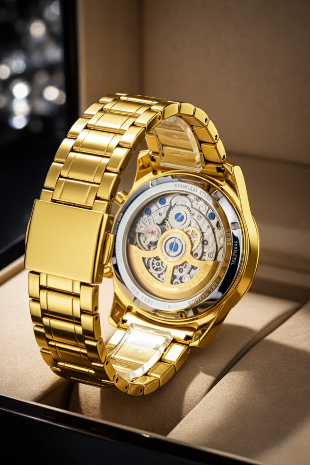 Image of YARA Premium Skeleton Dial Watch For Men v 7411001 Analog Watch - For Men
