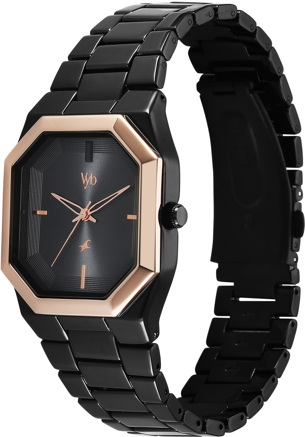Image of Fastrack Vyb Pioneer Fastrack Vyb Pioneer Quartz Black Dial Black Strap Analog Watch - For Men