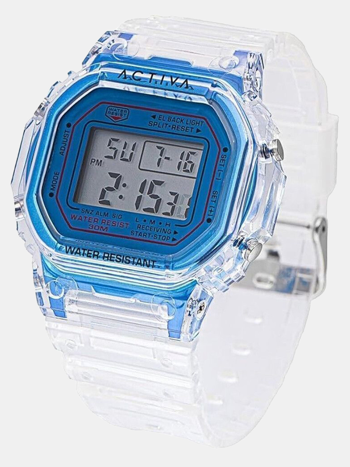 Image of INVICTA ACW424-007 Activa By Invicta Quartz Blue Dial Digital Watch - For Men