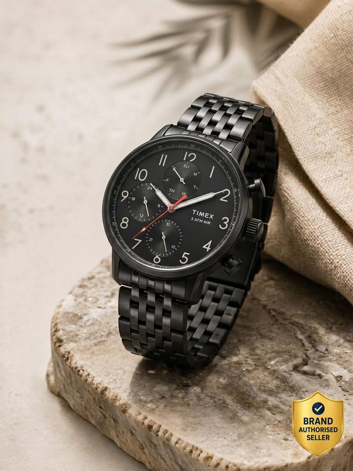 TIMEX Multifunction Black Dial Analog Watch  - For Men