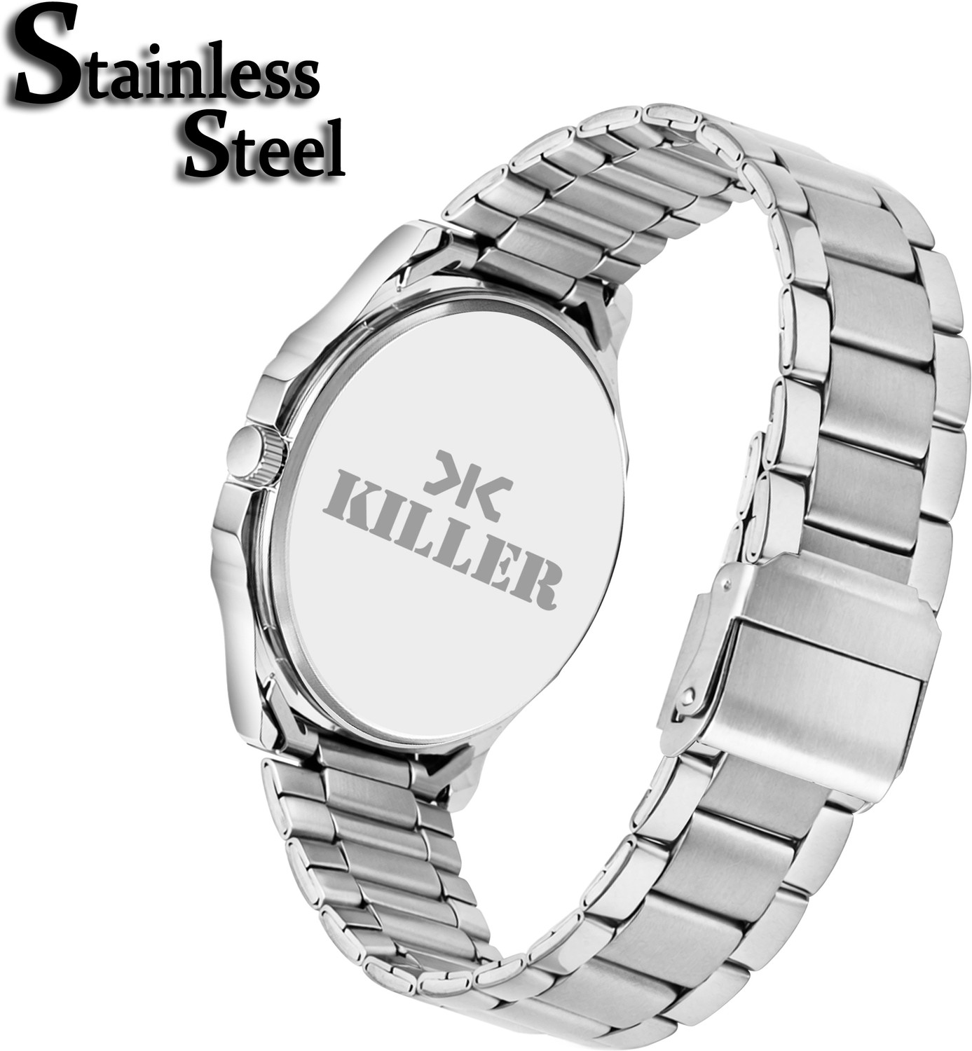 Image of KILLER UNISEX Date Function Working Free Size Adjutable Chain Lock Premium Quality UNISEX Date Function Working Free Size Adjutable Chain Lock Premium Quality Analog Watch - For Men