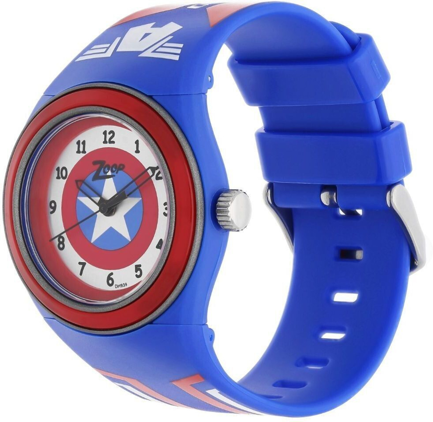 Image of Zoop byTitan Zoop Marvel Avengers Multicolour Dial Blue PlasticStrap Analog Watch - For Boys