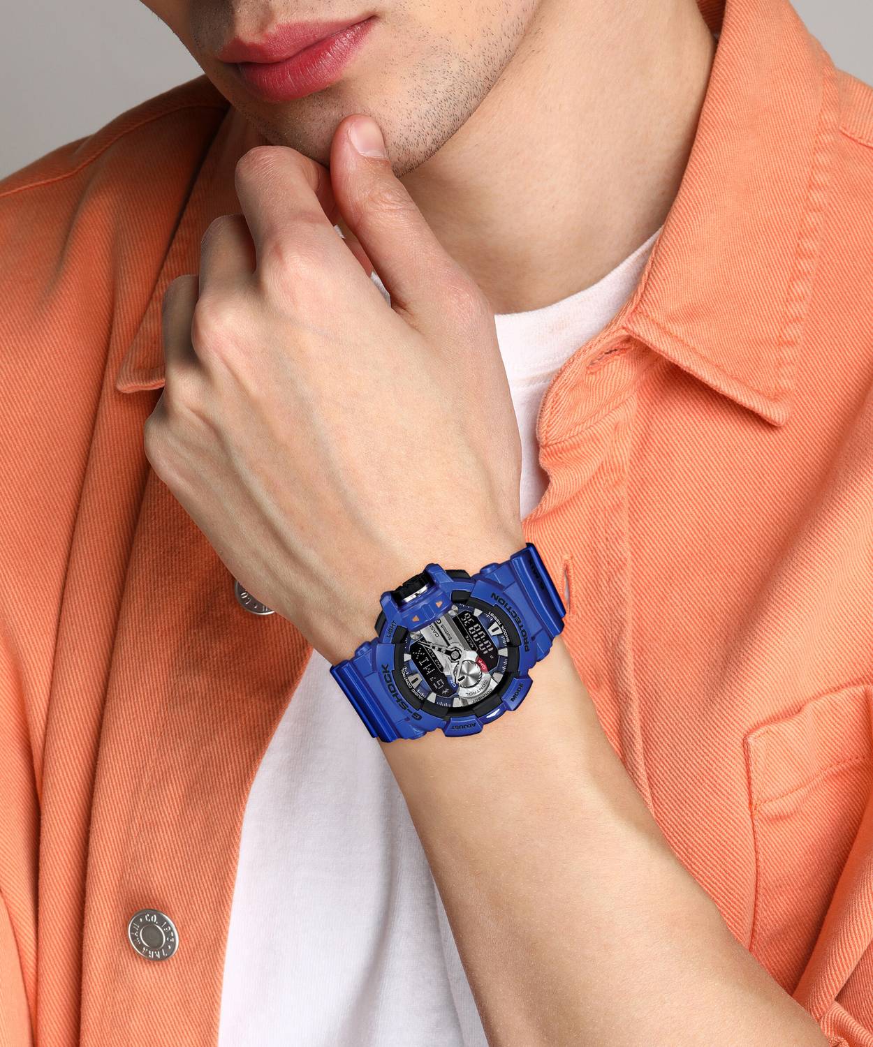 【CASIO】G-SHOCK GBA-400-2ADR 美品 腕時計 Bluetooth デジアナ ほぼ新品 G’MIX Y0614 CASIO GBA-400-2ADR G-SHOCK Bluetooth G'Mix Analog-Digital Watch