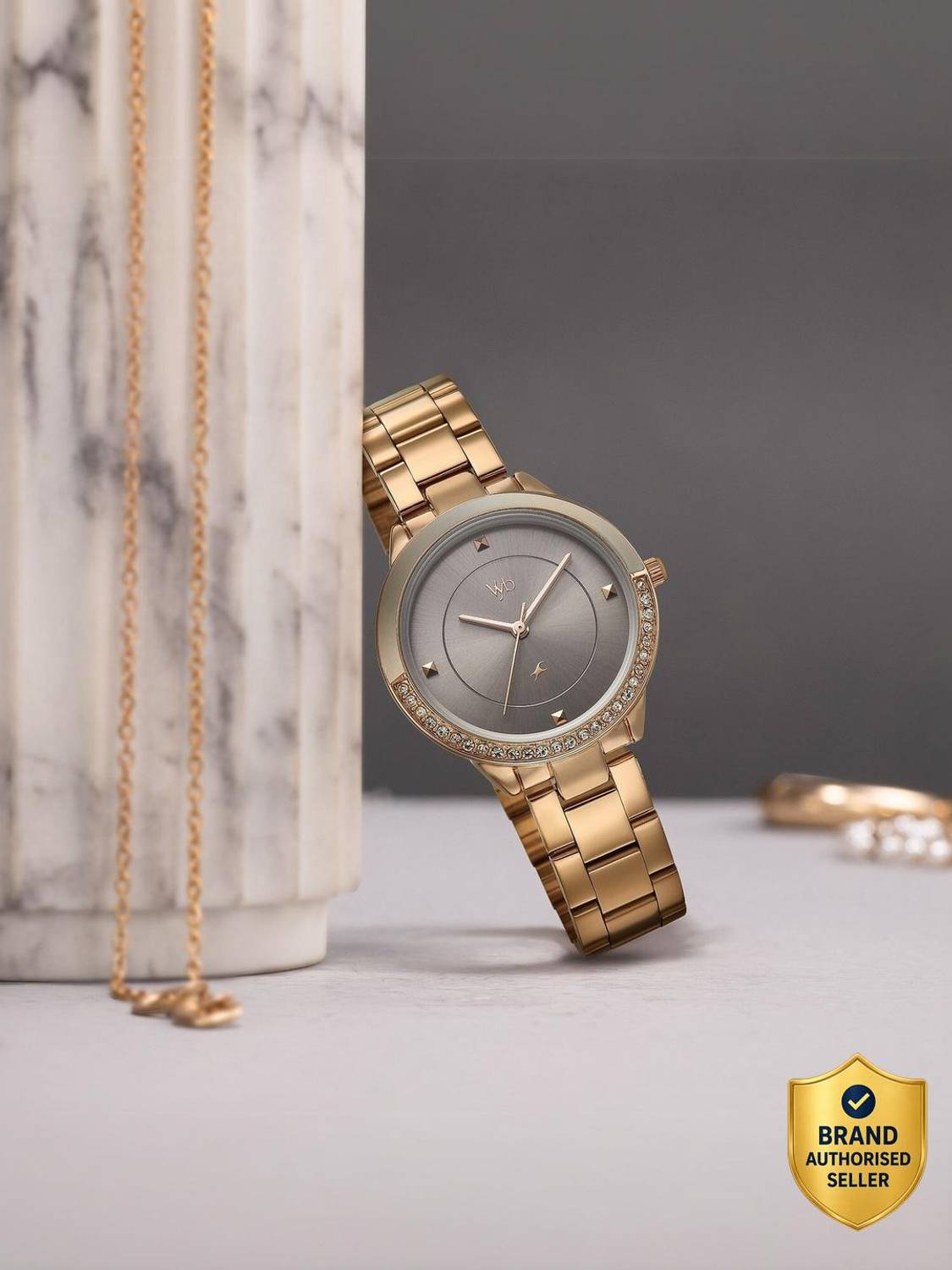 Fastrack Vyb Eclipse Quartz Grey Dial Watch - Women - Image 1