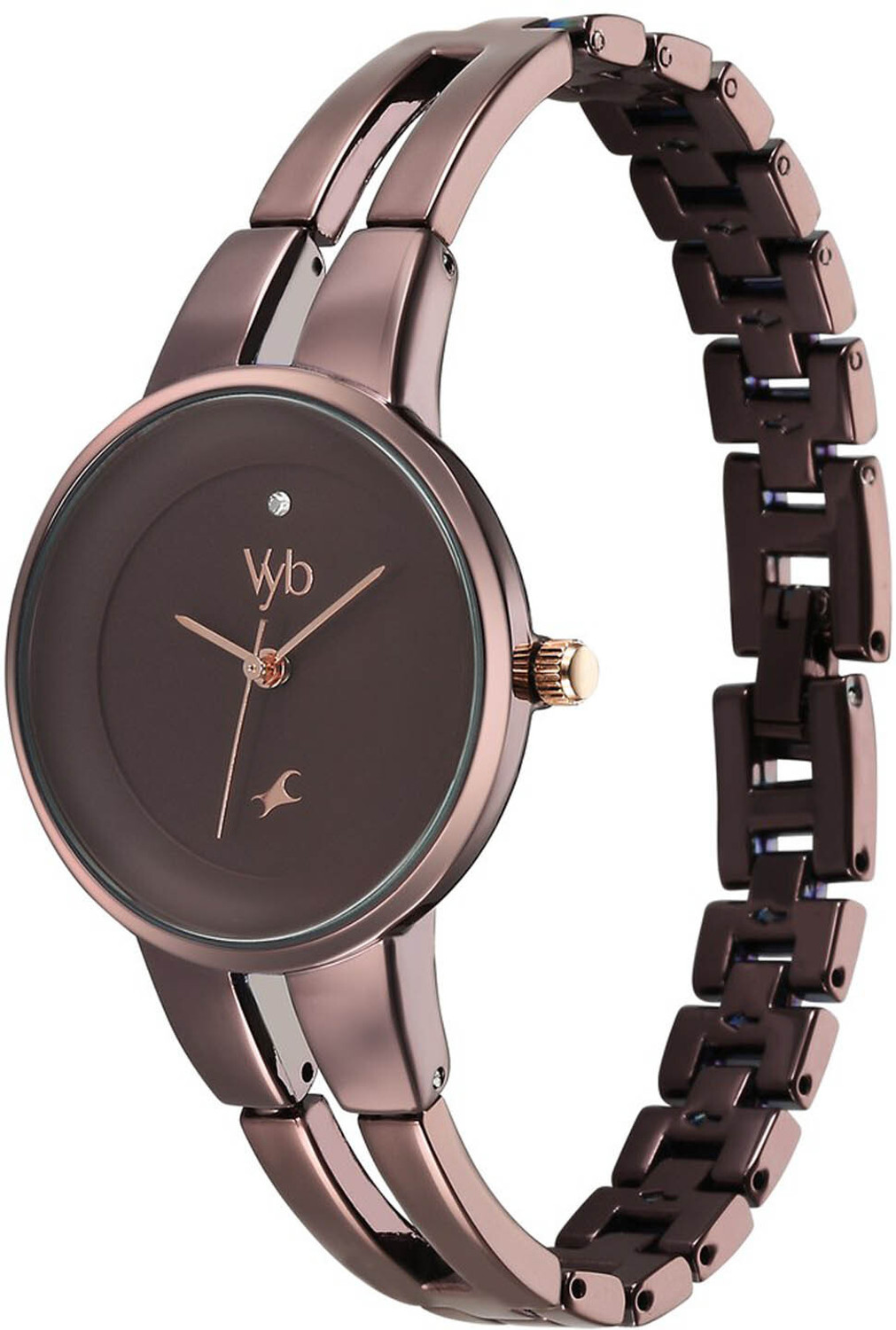 Image of Fastrack Fastrack Analog Brown Dial Women's Watch - FV60035QM01 Analog Watch - For Women