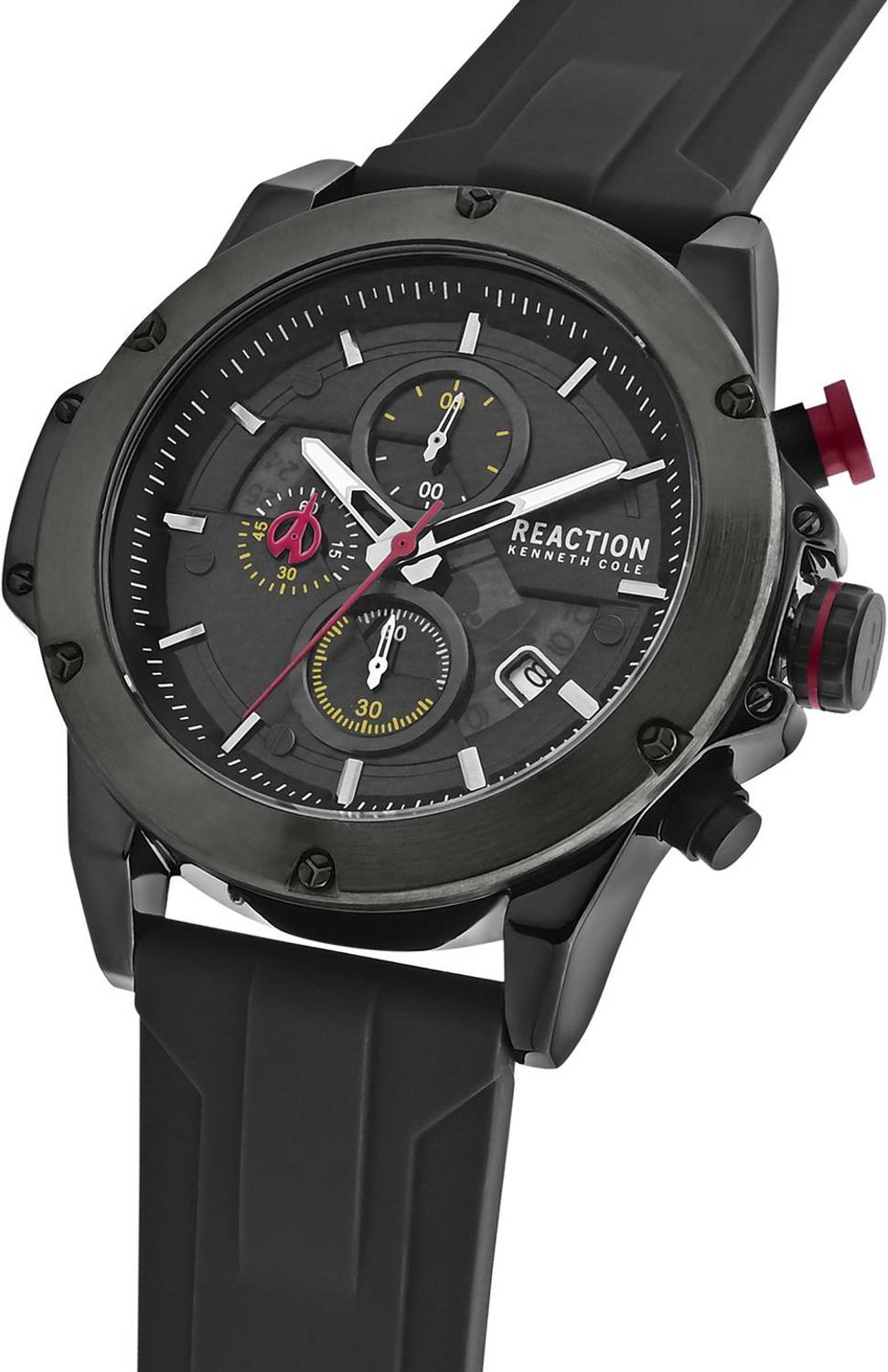 Kenneth Cole Reaction Chronograph Black Dial Watch - Image 5