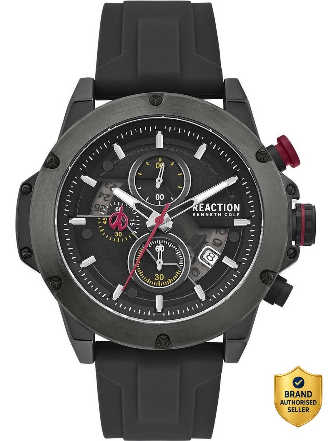 Kenneth Cole Reaction Chronograph Black Dial Watch - Image 1