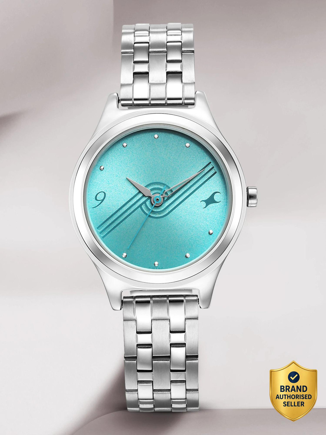 Image of Fastrack Stunners 6.0 Fastrack Stunners Blue Dial Silver Metal Strap Analog Watch - For Girls