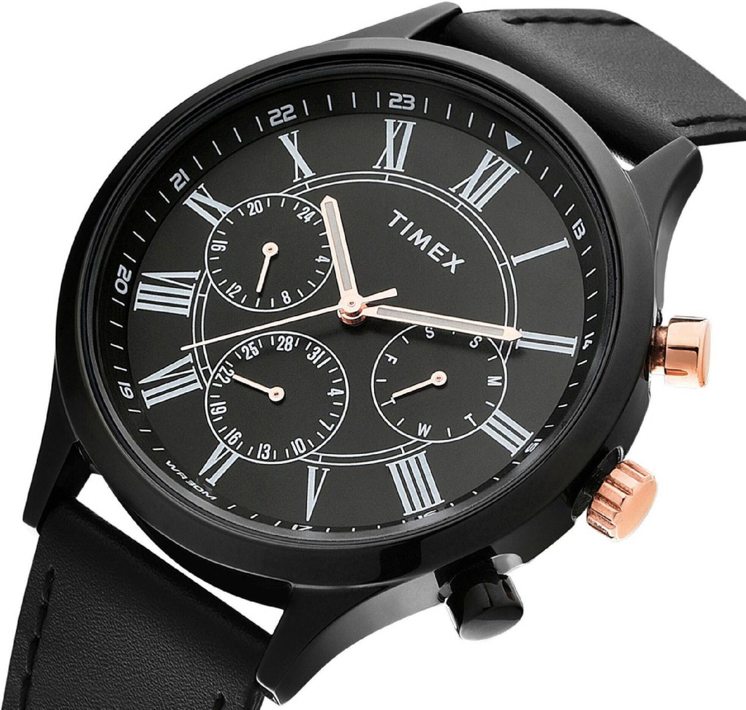 TIMEX Multi Function Black Dial Analog Watch - Image 5