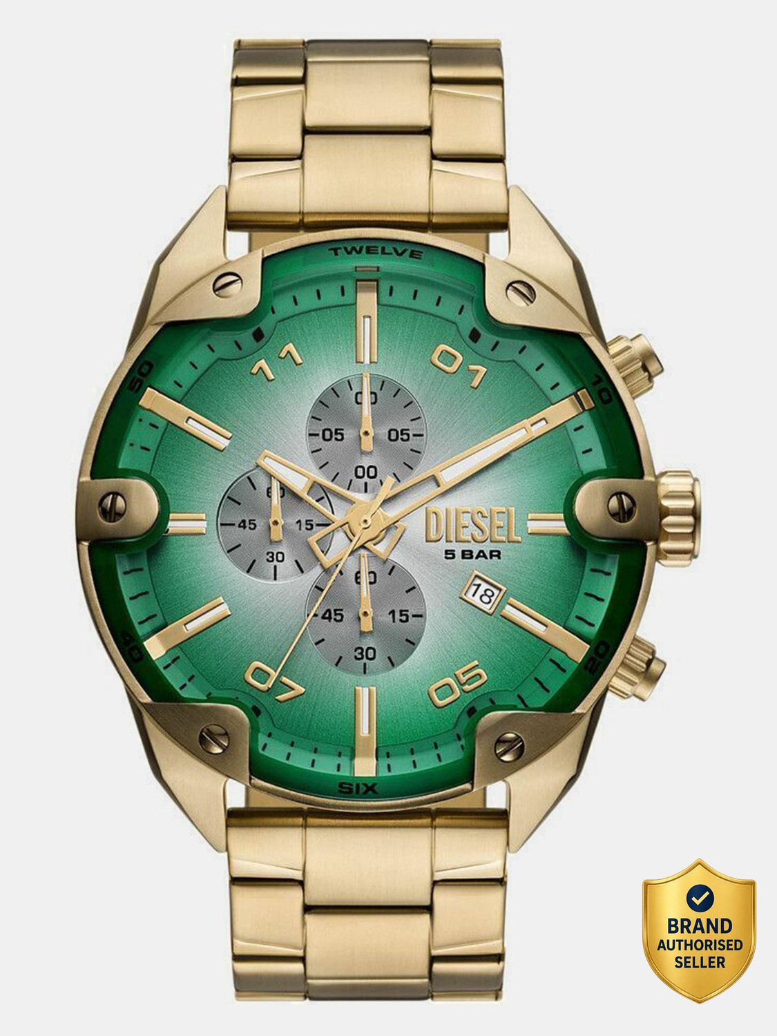 Image of DIESEL Spiked Spiked Analog Watch - For Men