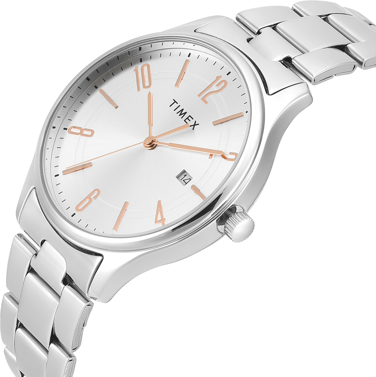 Image of TIMEX Silver Date Dial Analog Watch - For Men