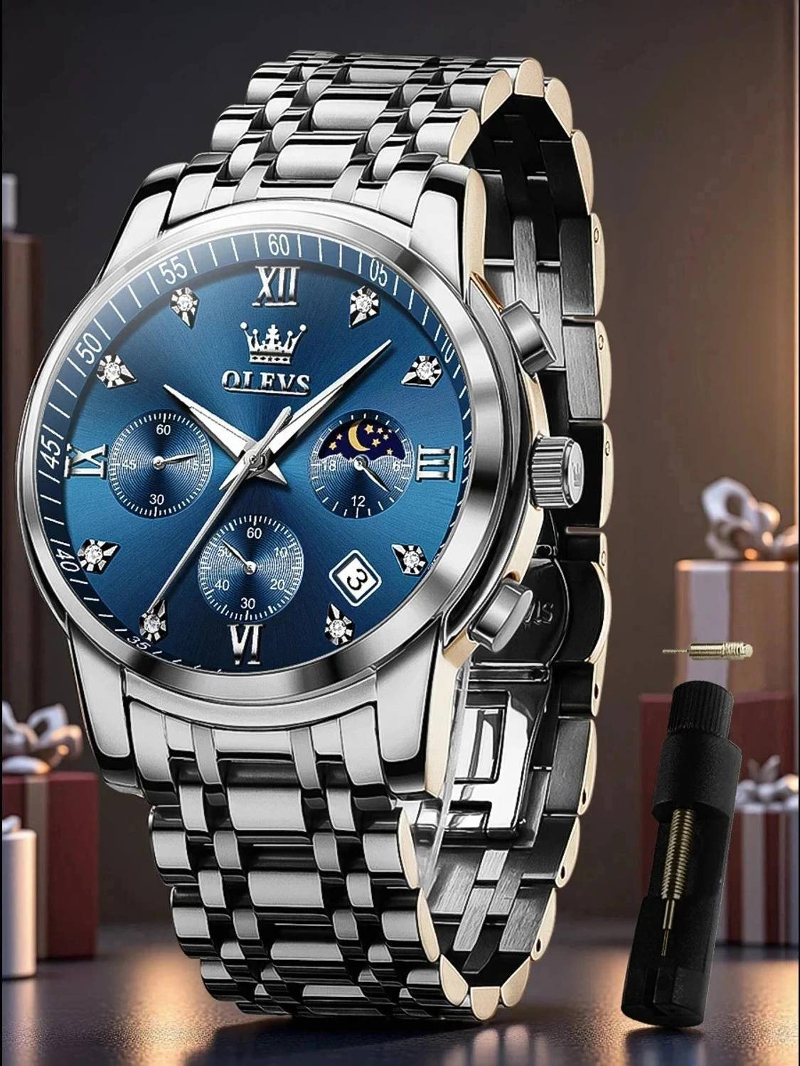 OLEVS Analog Watch for Men - Image 2