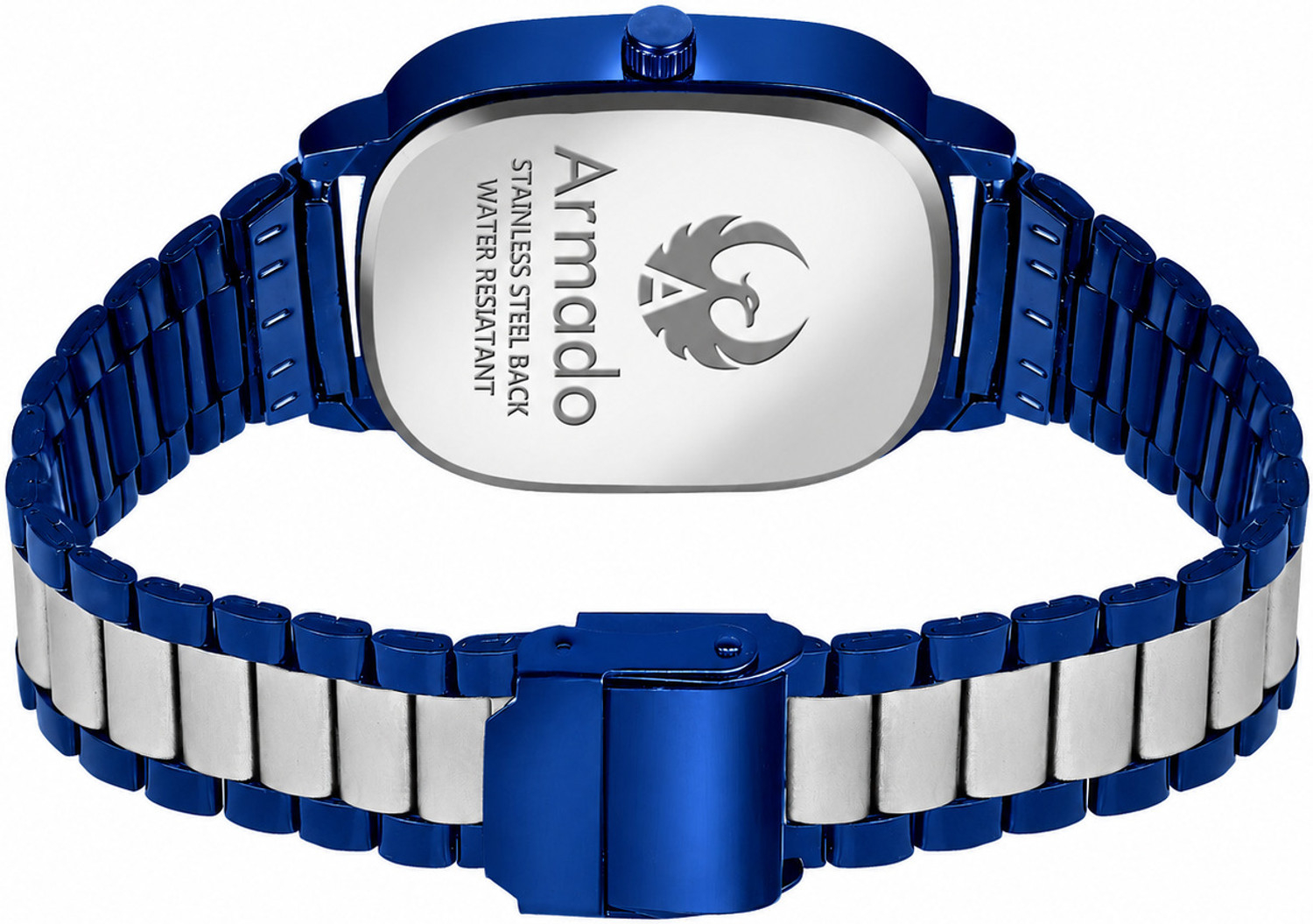 Image of ARMADO AR-MH-2608-Flax Silver Armado Cobalt Elite Premium Day-Date Analog Watch for Boys Analog Watch - For Men