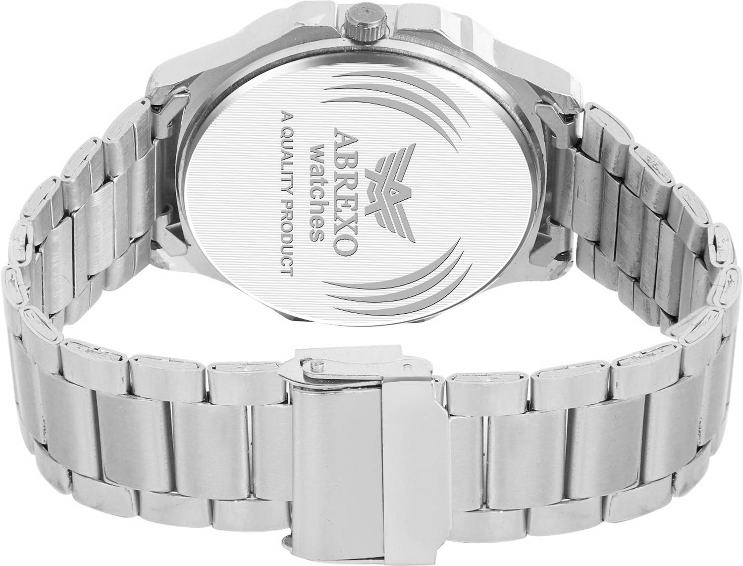 ABREXO Abx8312-Silver Bracelets GODFATHER Square Chrono Look