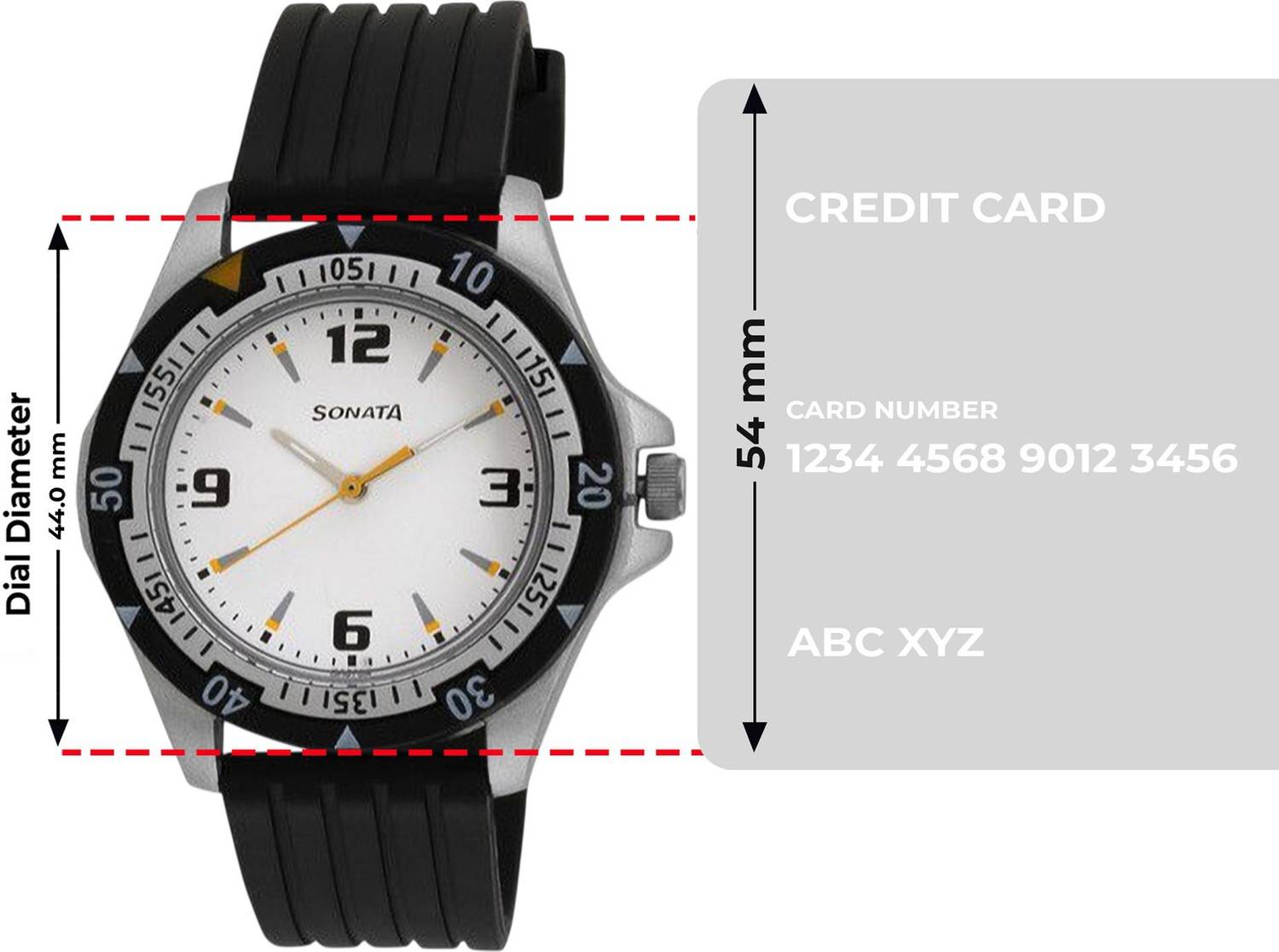 SONATA SF Quartz White Dial Black Plastic Strap Analog Watch - Image 4