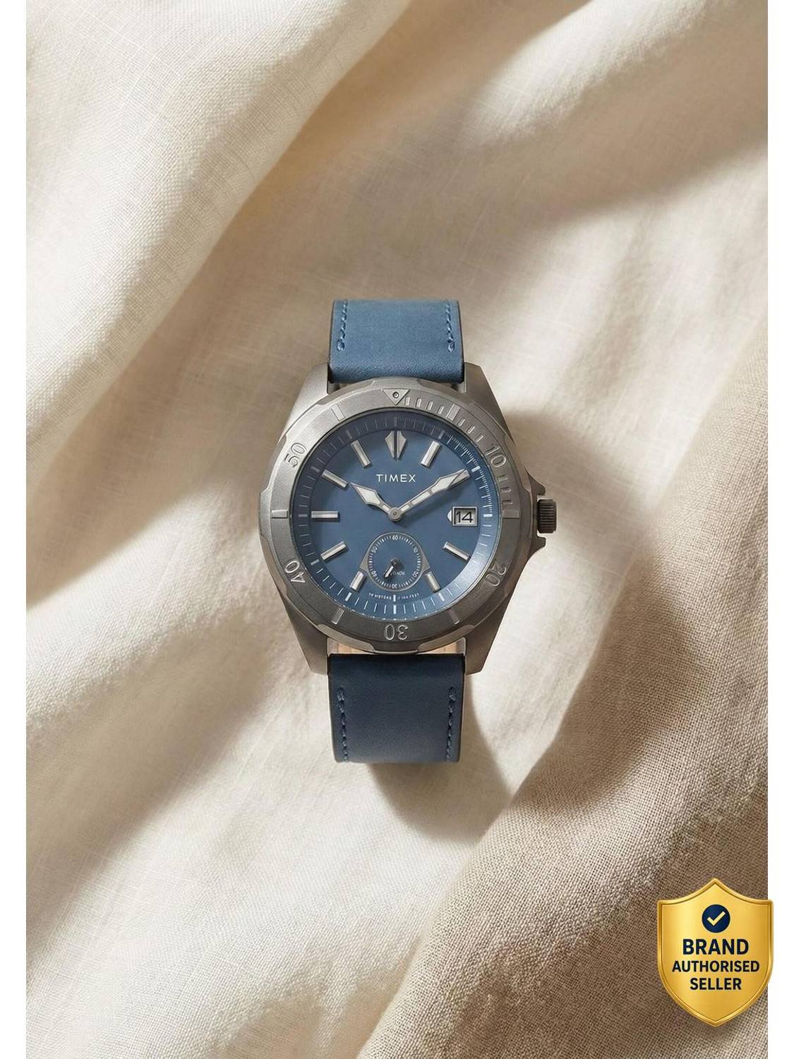 TIMEX Remote Second-Date Blue Dial Analog Watch - Men - Image 1