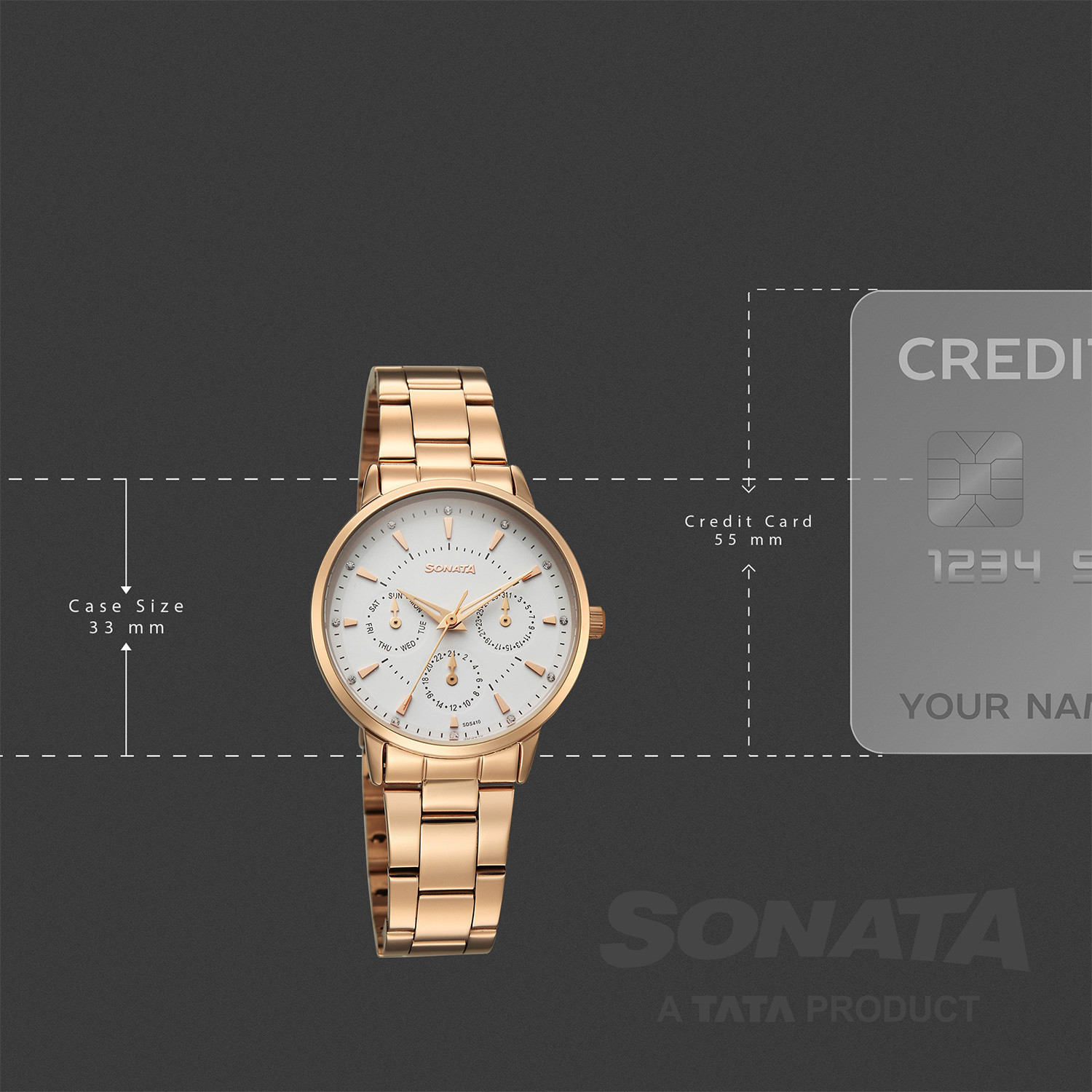 Image of SONATA Perfect Pairs Sonata Perfect Pairs P2 Quartz White Round Dial Men and Women Pair Watch / Analog Watch - For Men & Women