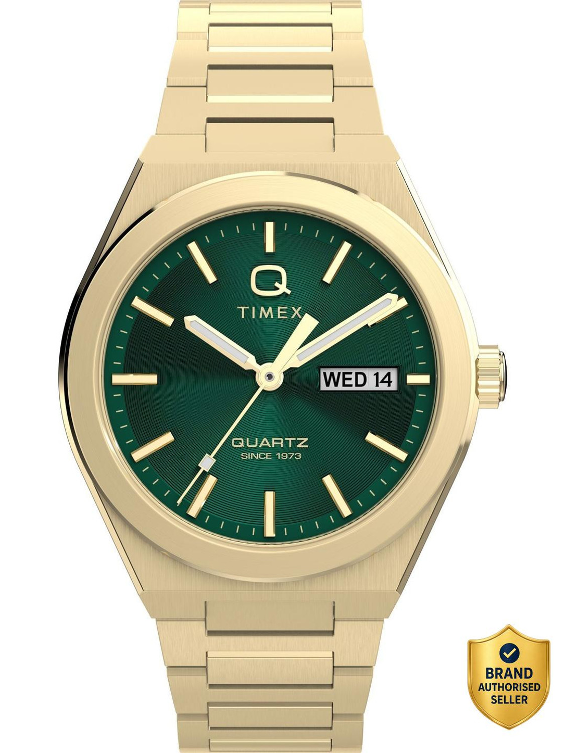 Image of TIMEX TW2Y35100IK Continental Round 39mm Green Dial Analog Watch - For Men