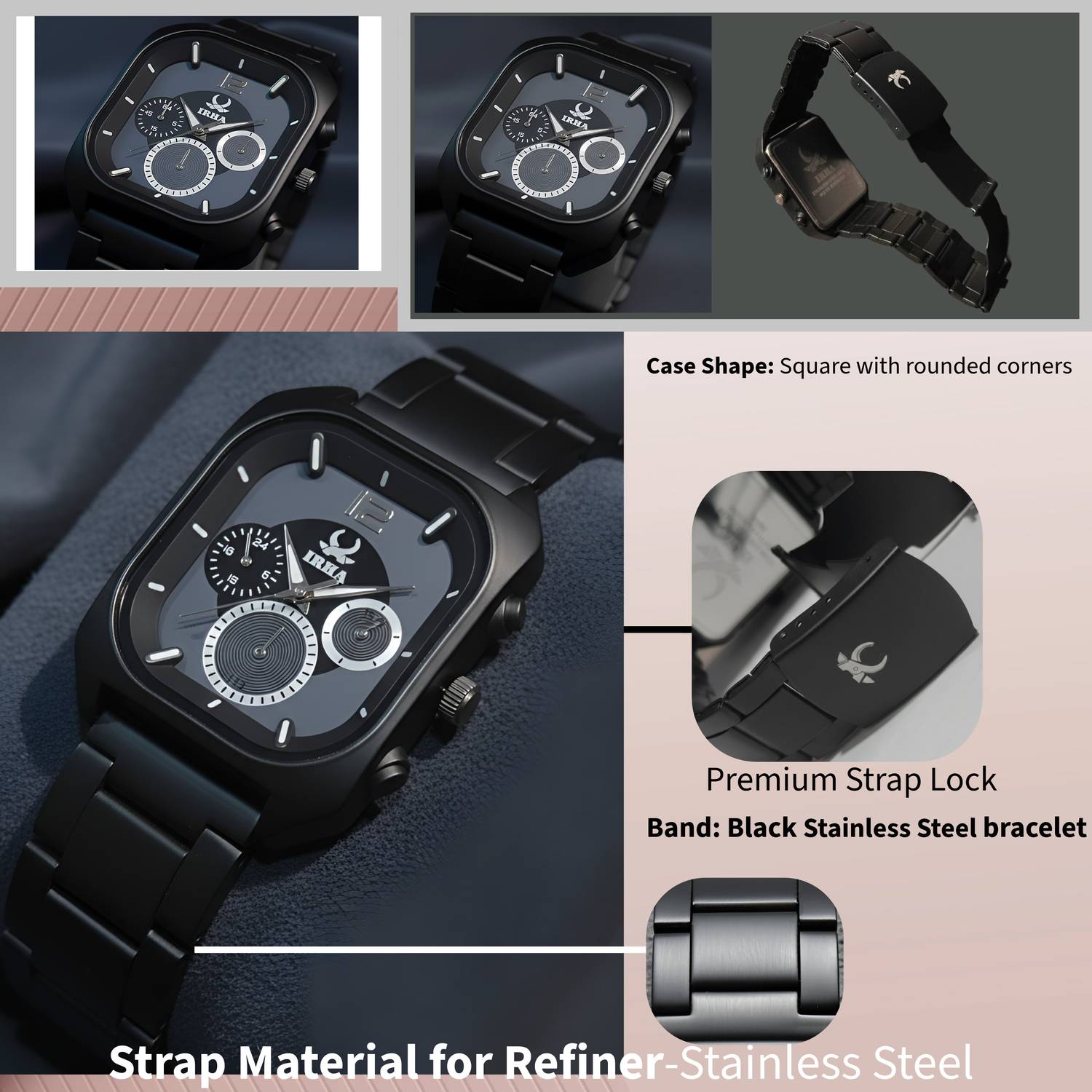 IRHA Analog Watch for Men - Image 4