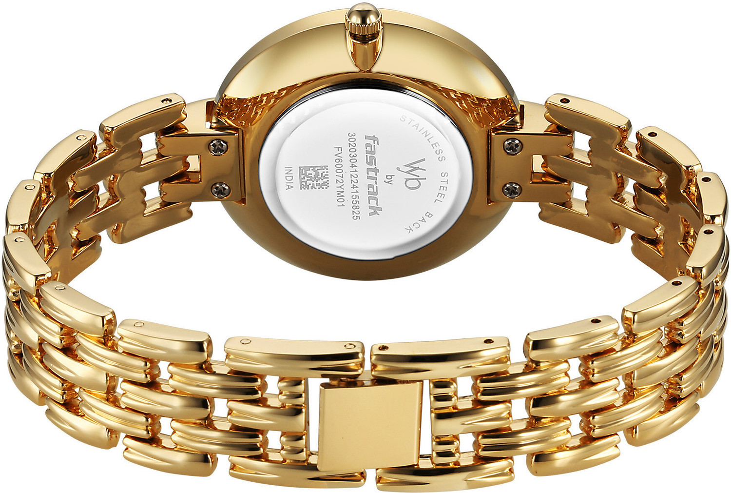Image of Fastrack Fastrack Vyb Eclipse Quartz Gold Round Dial Women's Watch Analog Watch - For Women