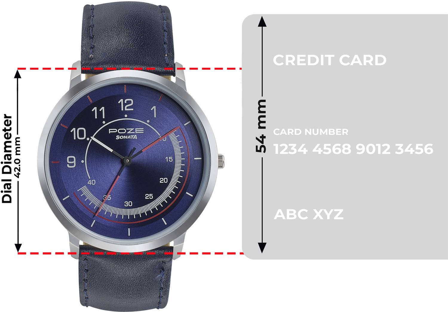 SONATA Poze Dail Blue Strap Analog Watch - For Men - Buy SONATA