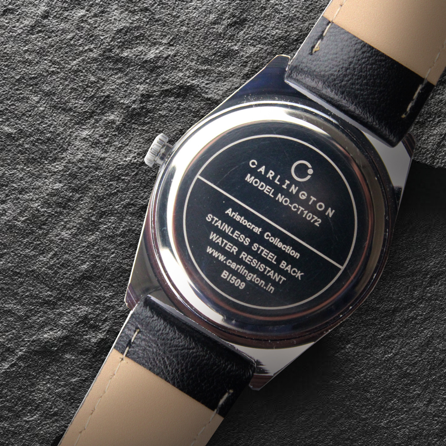 Image of Carlington CT 1072 Black Carlington Aristocrat Series Premium Gents Wrist Watches Analog Watch - For Men