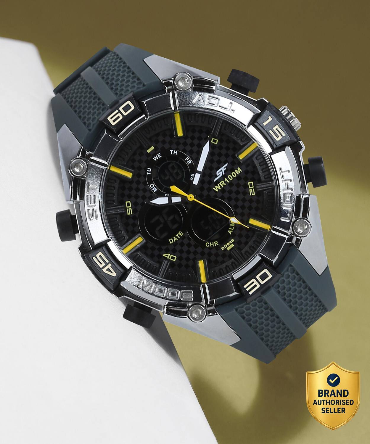 950 SONATA Superfibre Analog-Digital Watch - For Men - Buy SONATA