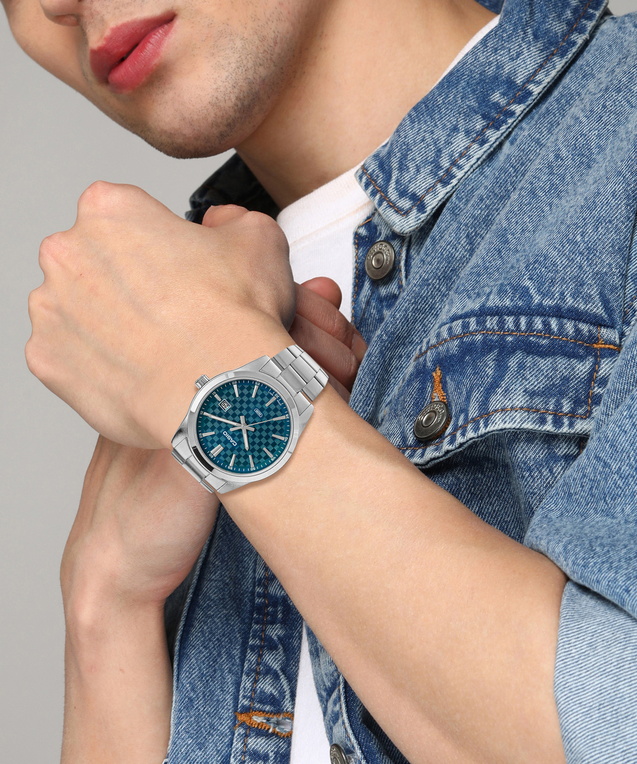 Image of CASIO MTP-VD03D-2A2UDF MTP-VD03 Analog Watch - For Men