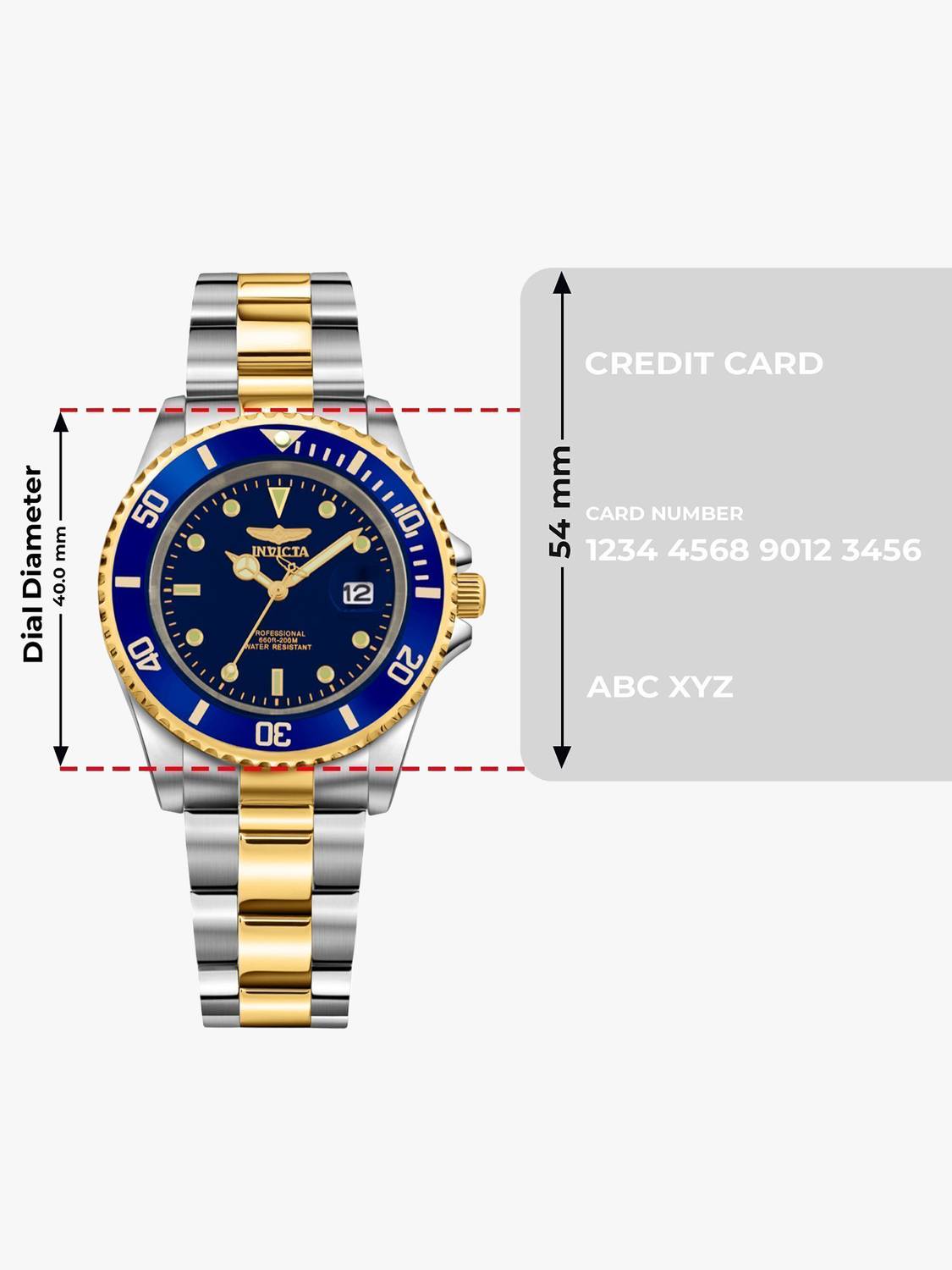 INVICTA 26972 Pro Diver Quartz Blue Dial Analog Watch - For Men