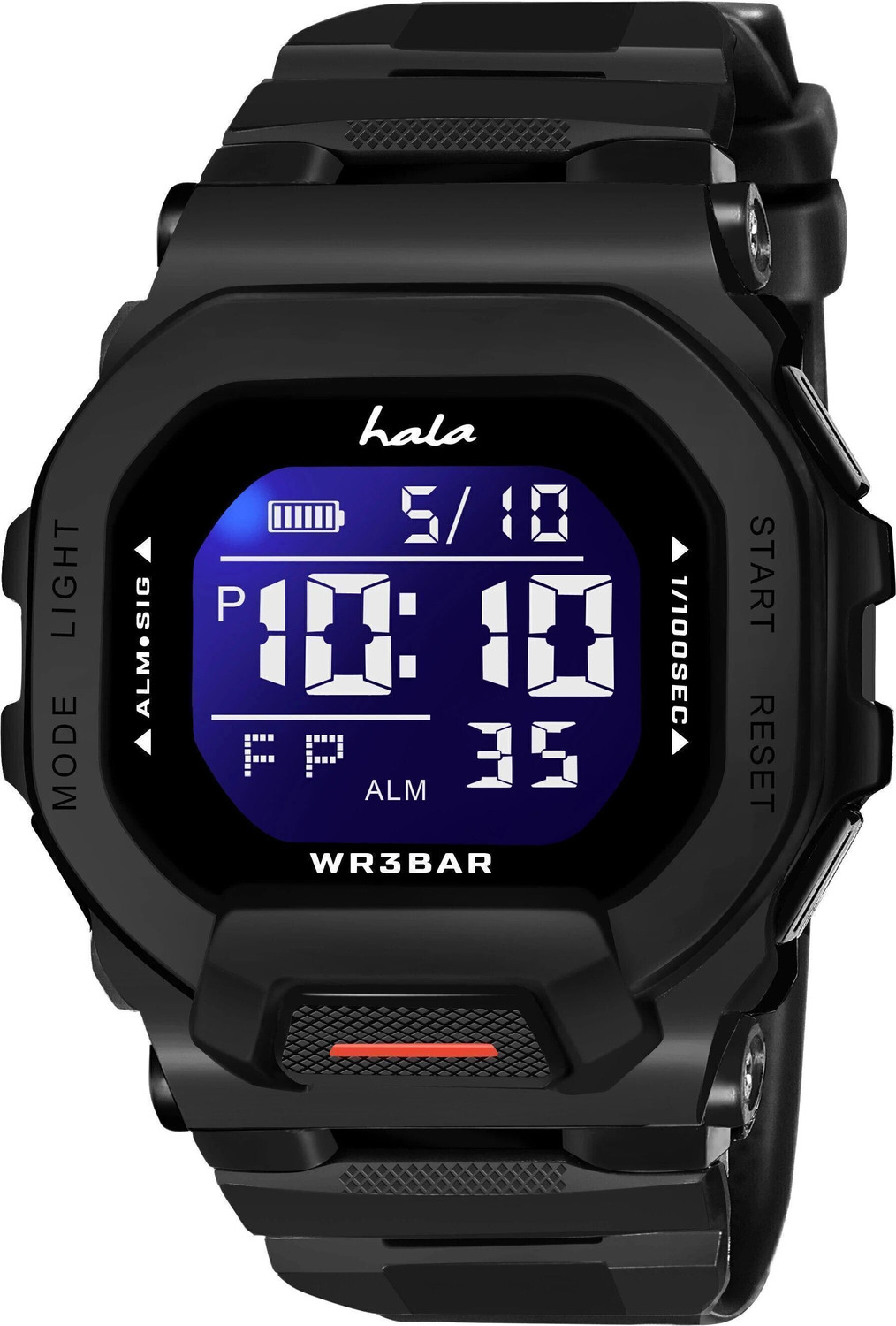 Image of HALA HL-1035 Multi Function Working Premium Quality LED Luminous Light For Mens & Boys Digital Watch - For Men