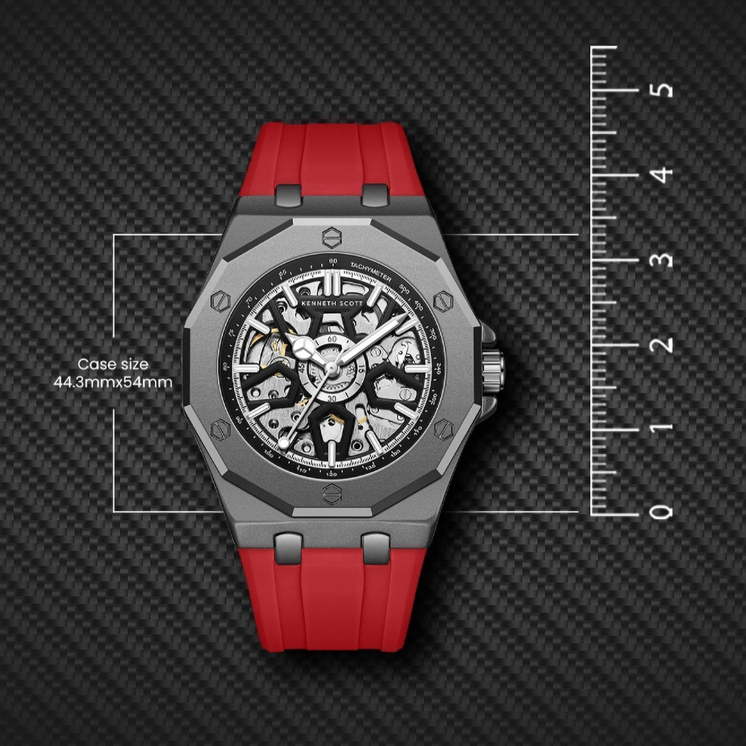 Image of Kenneth Scott Kenneth Scott Automatic Analog Watch - For Men