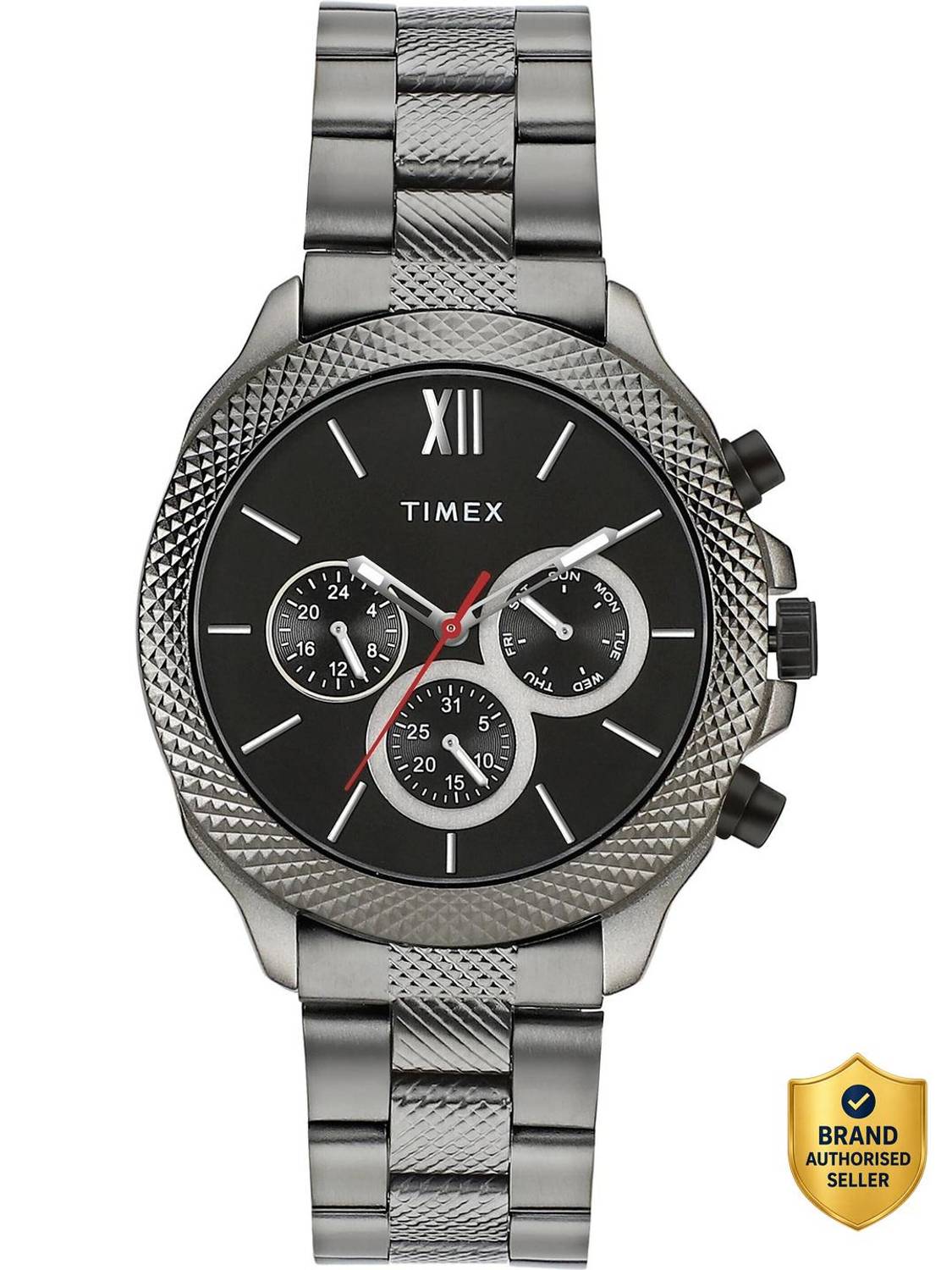 TIMEX Multi Function Black Dial Analog Watch for Men