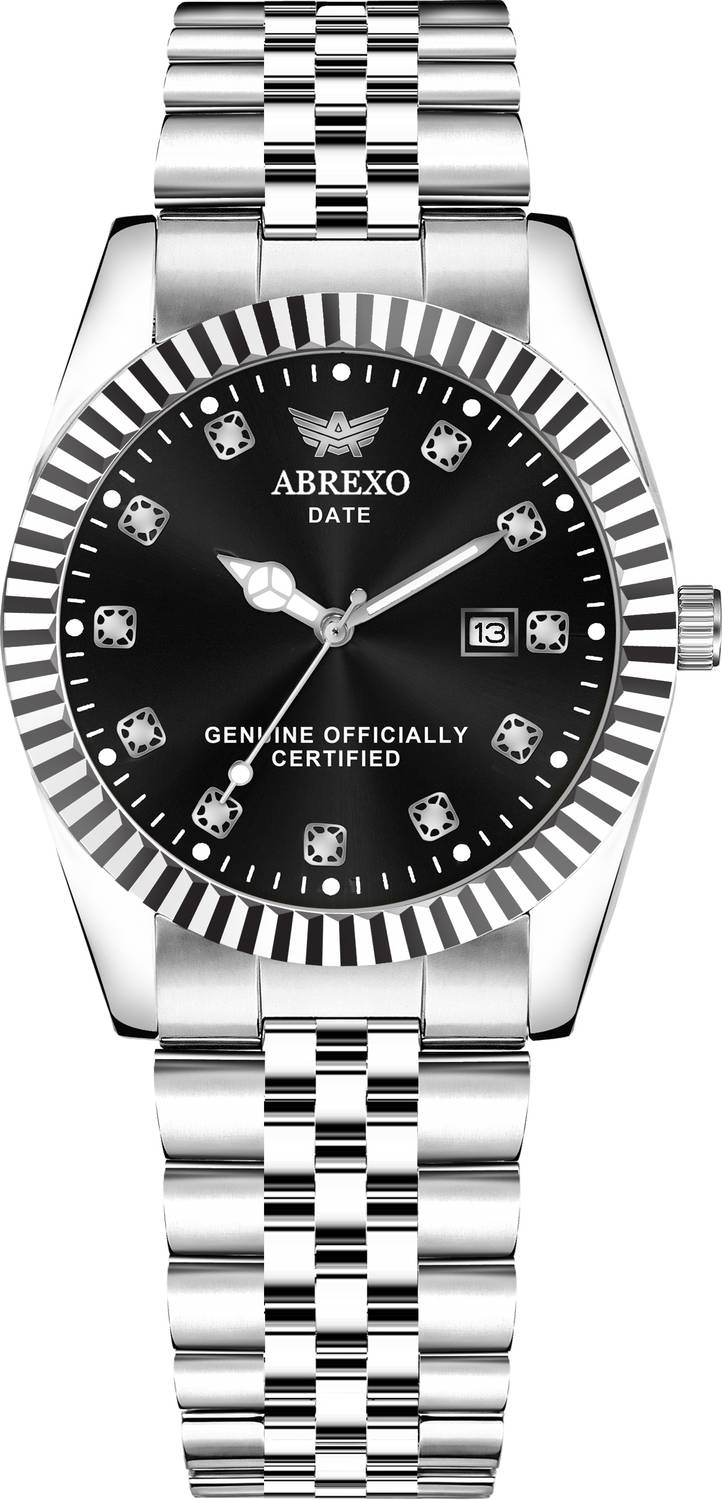 ABREXO Abx4501-RLX BK SL Black Dial Men's Watch - Image 2