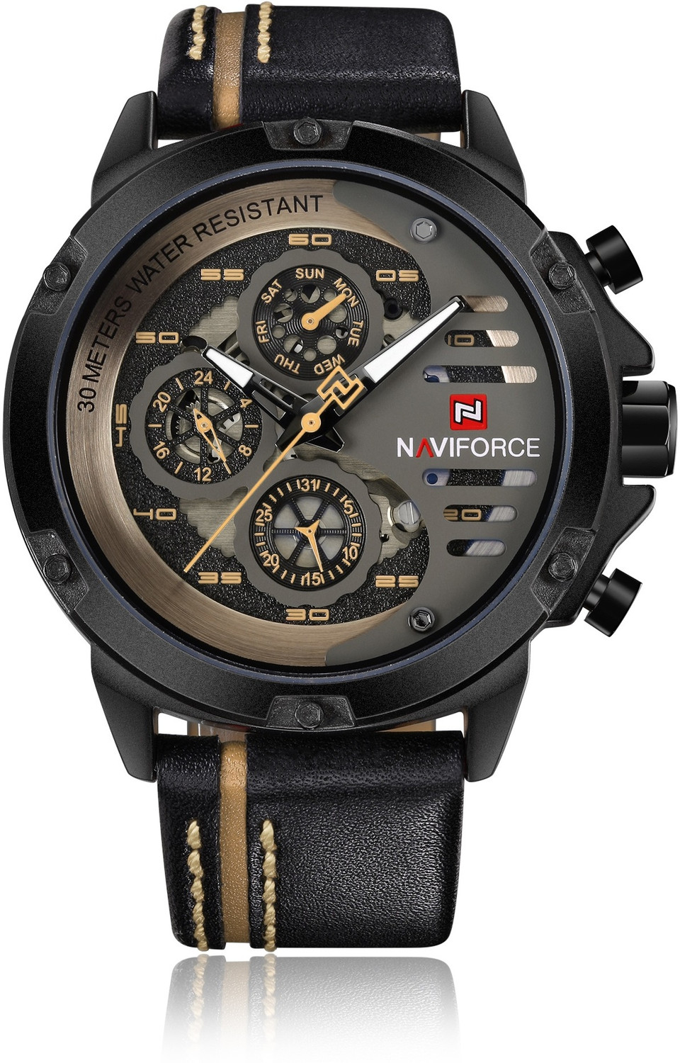 Image of NAVIFORCE NAVIFORCE 9110 NF9110 Analog Watch - For Men