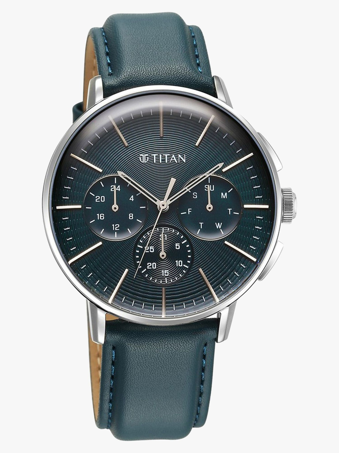 Image of Titan Titan Silver Round Dial Stainless Steel Watch For Men Analog Watch - For Men