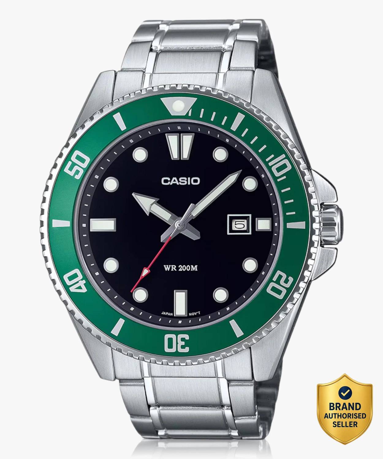 CASIO MDV-107D-3AVDF Analog Watch 44MM